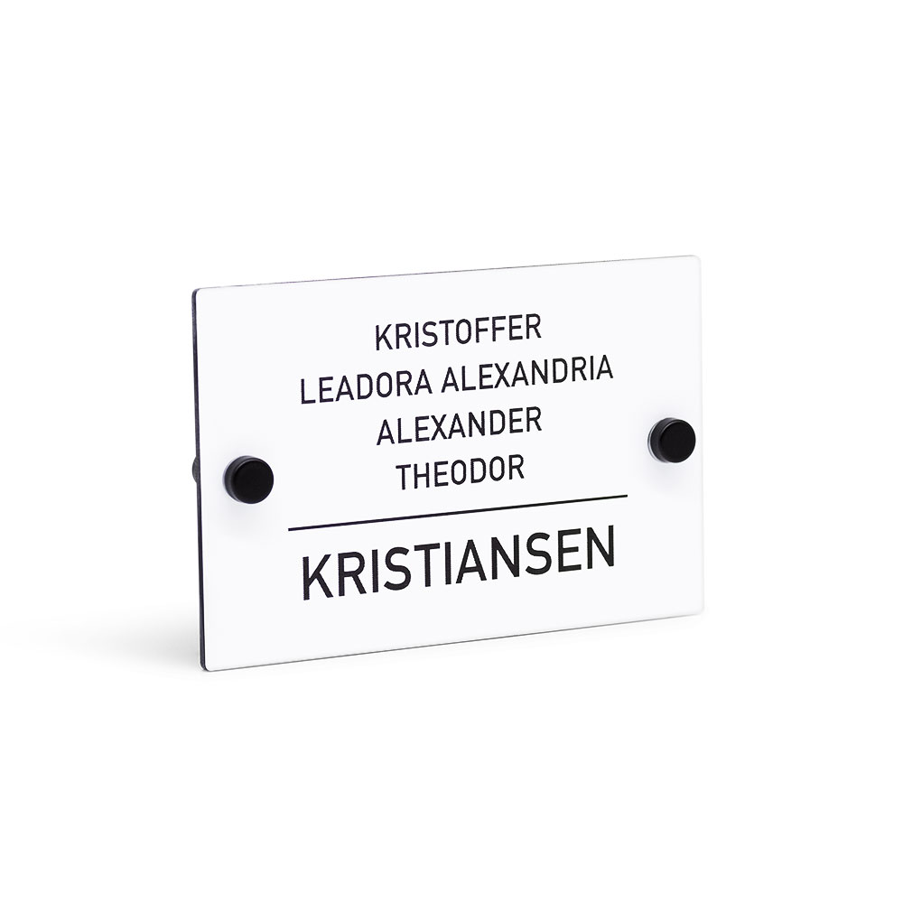 Dørskilt Moderne