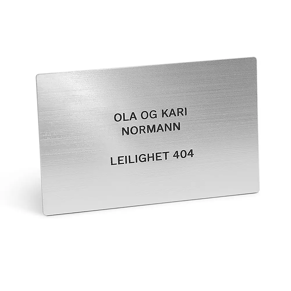 Postkasse System - Sølv